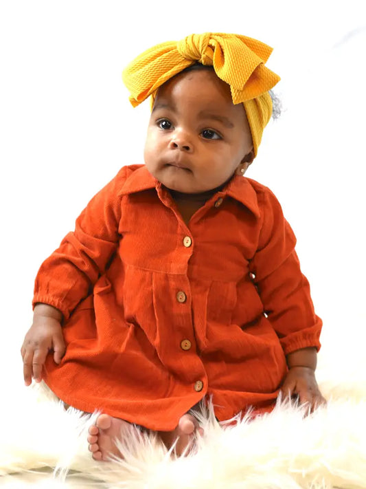 Corduroy Shirt Dress